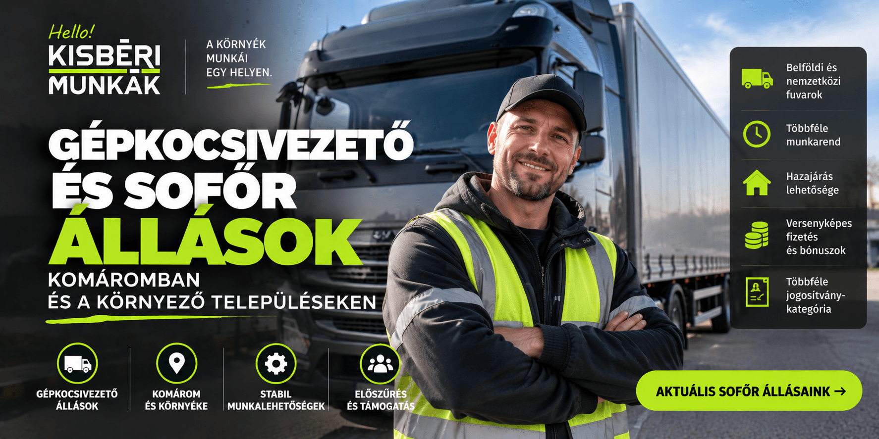 Kisbérimunkák - Sofőr állások: mire érdemes figyelni jelentkezés előtt?
